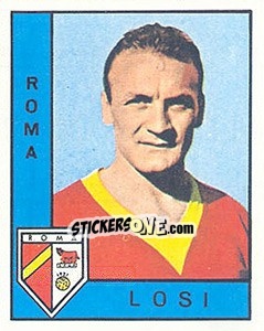Sticker Giacomo Losi - Calciatori 1962-1963 - Panini