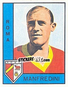 Sticker Pedro Manfredini - Calciatori 1962-1963 - Panini