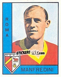 Figurina Pedro Manfredini - Calciatori 1962-1963 - Panini