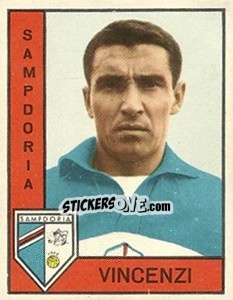 Sticker Guido Vincenzi - Calciatori 1962-1963 n. 227 - Panini