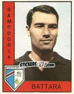 Sticker Pietro Battara - Calciatori 1962-1963 - Panini