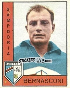 Sticker Gaudenzio Bernasconi - Calciatori 1962-1963 - Panini