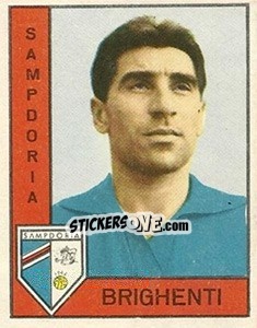 Sticker Sergio Brighenti - Calciatori 1962-1963 - Panini