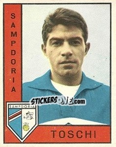 Sticker Luigi Toschi - Calciatori 1962-1963 - Panini