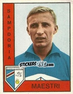 Sticker Santino Maestri - Calciatori 1962-1963 n. 237 - Panini