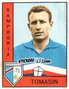 Sticker Glauco Tomasin - Calciatori 1962-1963 - Panini