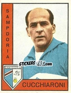 Sticker Ernesto Cucchiaroni - Calciatori 1962-1963 - Panini