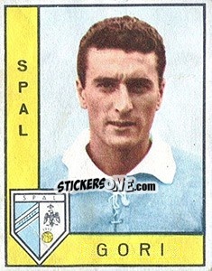 Sticker Adolfo Gori - Calciatori 1962-1963 n. 243 - Panini