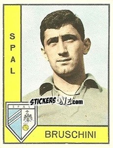 Sticker Eugenio Bruschini - Calciatori 1962-1963 - Panini