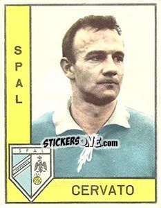 Sticker Sergio Cervato - Calciatori 1962-1963 n. 247 - Panini