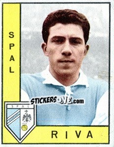Sticker Osvaldo Riva - Calciatori 1962-1963 n. 248 - Panini
