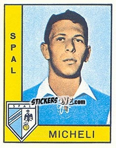 Sticker Dante Micheli - Calciatori 1962-1963 - Panini