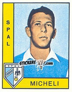 Figurina Dante Micheli - Calciatori 1962-1963 - Panini