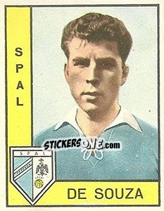 Sticker Carlos De Souza - Calciatori 1962-1963 n. 253 - Panini