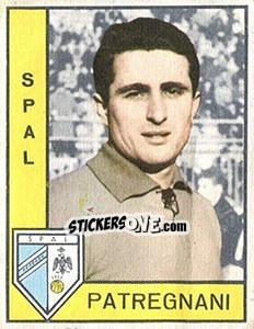 Sticker Edo Patregnani - Calciatori 1962-1963 n. 255 - Panini
