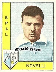 Sticker Carlo Novelli - Calciatori 1962-1963 n. 256 - Panini