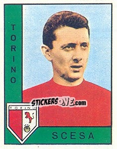 Sticker Piero Scesa - Calciatori 1962-1963 - Panini