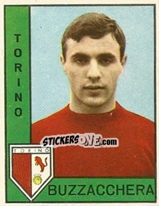 Sticker Liuciano Buzzacchera - Calciatori 1962-1963 - Panini