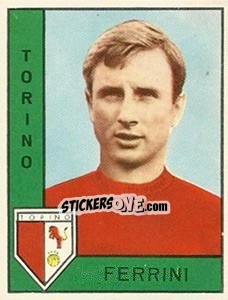 Sticker Giorgio Ferrini - Calciatori 1962-1963 n. 265 - Panini