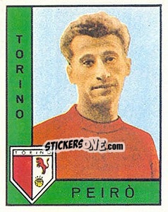 Figurina Joaquim Peiro - Calciatori 1962-1963 - Panini