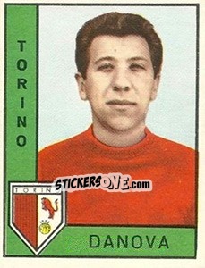 Sticker Giancarlo Danova - Calciatori 1962-1963 - Panini
