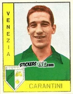 Cromo Sergio Carantini - Calciatori 1962-1963 - Panini