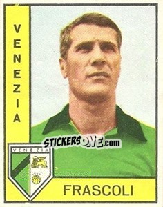 Cromo Sergio Frascoli - Calciatori 1962-1963 - Panini