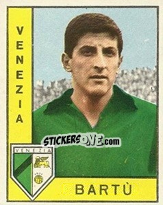 Figurina Gian Bartu - Calciatori 1962-1963 - Panini