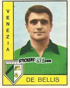 Sticker Antonio De Bellis - Calciatori 1962-1963 n. 287 - Panini