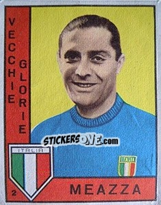 Cromo Meazza - Calciatori 1962-1963 - Panini