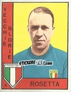 Sticker Rosetta - Calciatori 1962-1963 n. 291 - Panini