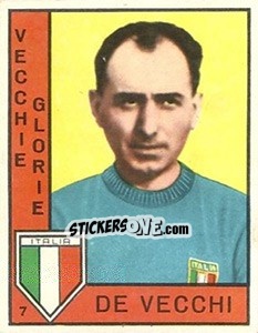 Figurina De Vecchi - Calciatori 1962-1963 - Panini