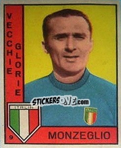 Figurina Monzeglio - Calciatori 1962-1963 - Panini