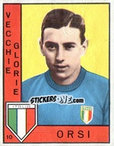 Figurina Orsi - Calciatori 1962-1963 - Panini