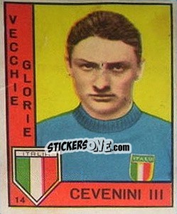 Sticker Cevenini - Calciatori 1962-1963 - Panini