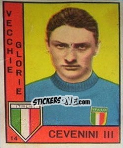 Cromo Cevenini - Calciatori 1962-1963 n. 302 - Panini
