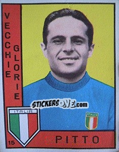 Sticker Pitto - Calciatori 1962-1963 n. 303 - Panini