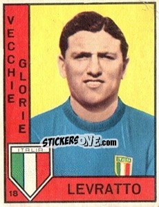 Sticker Levrato - Calciatori 1962-1963 n. 306 - Panini