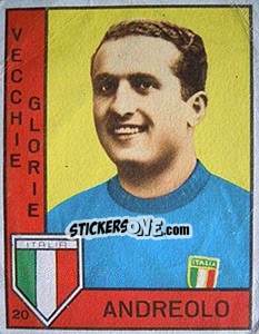 Figurina Andreolo - Calciatori 1962-1963 - Panini