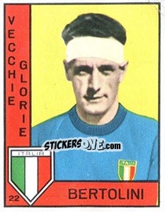 Sticker Bertolini - Calciatori 1962-1963 - Panini