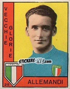 Figurina Allemandi - Calciatori 1962-1963 - Panini