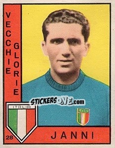 Sticker Janni - Calciatori 1962-1963 n. 316 - Panini