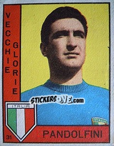 Sticker Pandolfini - Calciatori 1962-1963 - Panini