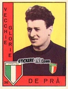 Figurina De Prà - Calciatori 1962-1963 n. 324 - Panini