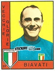 Sticker Biavati - Calciatori 1962-1963 - Panini