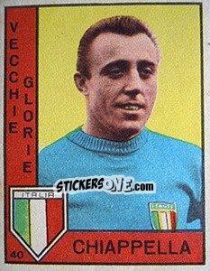 Sticker Chiappella - Calciatori 1962-1963 - Panini