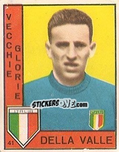 Sticker Della Valle - Calciatori 1962-1963 - Panini