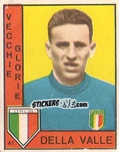 Figurina Della Valle - Calciatori 1962-1963 - Panini