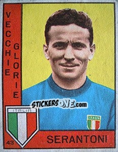 Figurina Serantoni - Calciatori 1962-1963 - Panini