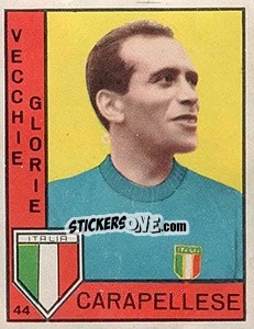 Figurina Carapellese - Calciatori 1962-1963 - Panini